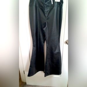 NWT Free People Faux Leather Pants Wideleg